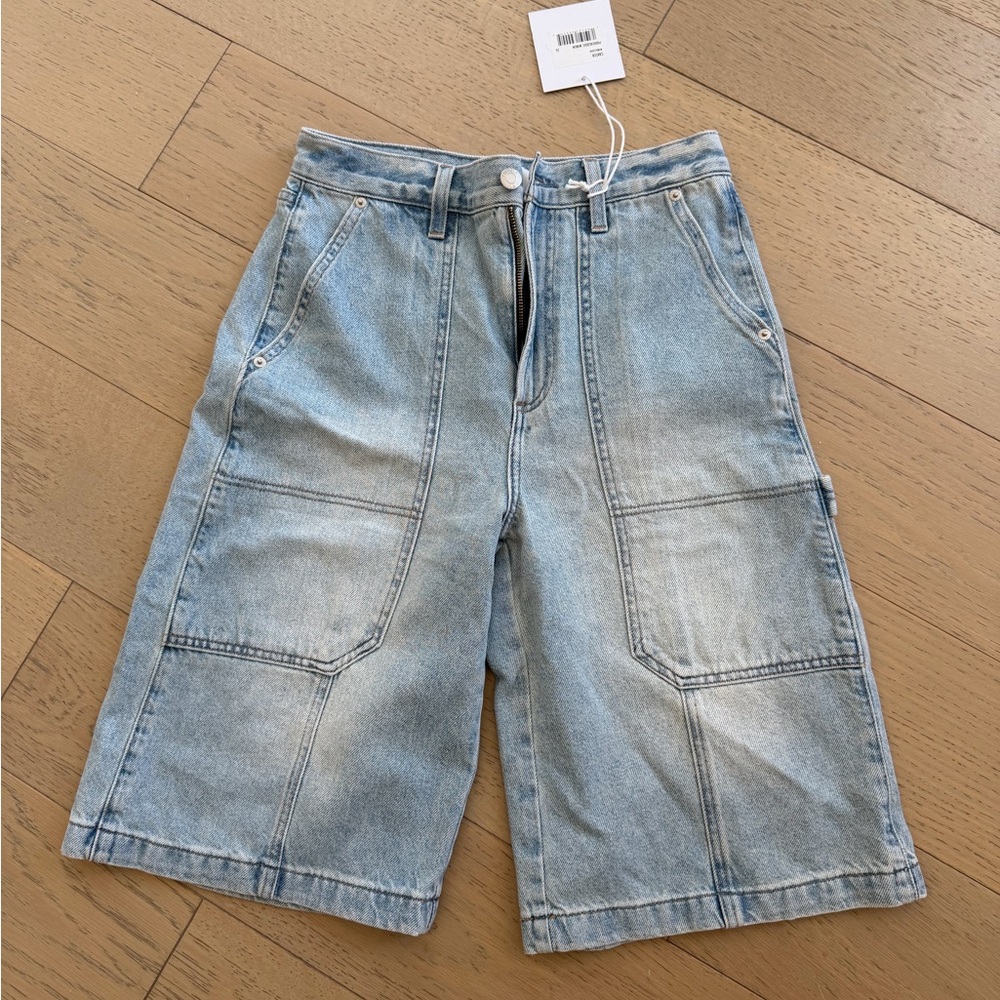 pistola Light Wash Denim Jean Shorts- NEVER WORN
